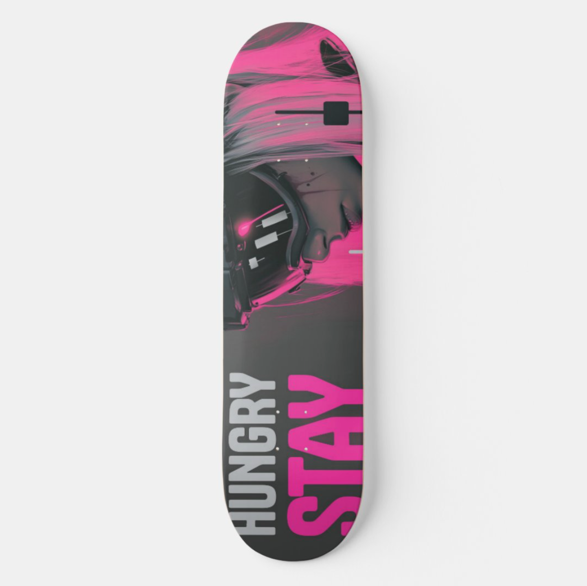 STAY HUNGRY STAY LIQUID SKATEBOARD WALL ART 100/100